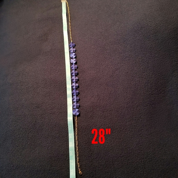 Matte Color Finish Petal Beaded Necklace - Picture 5 of 6